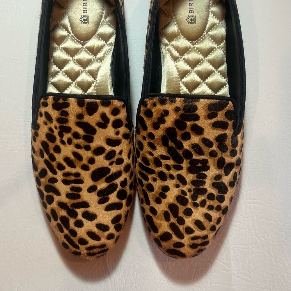 Birdies - The Starling Flat Cheetah Calf Hair.